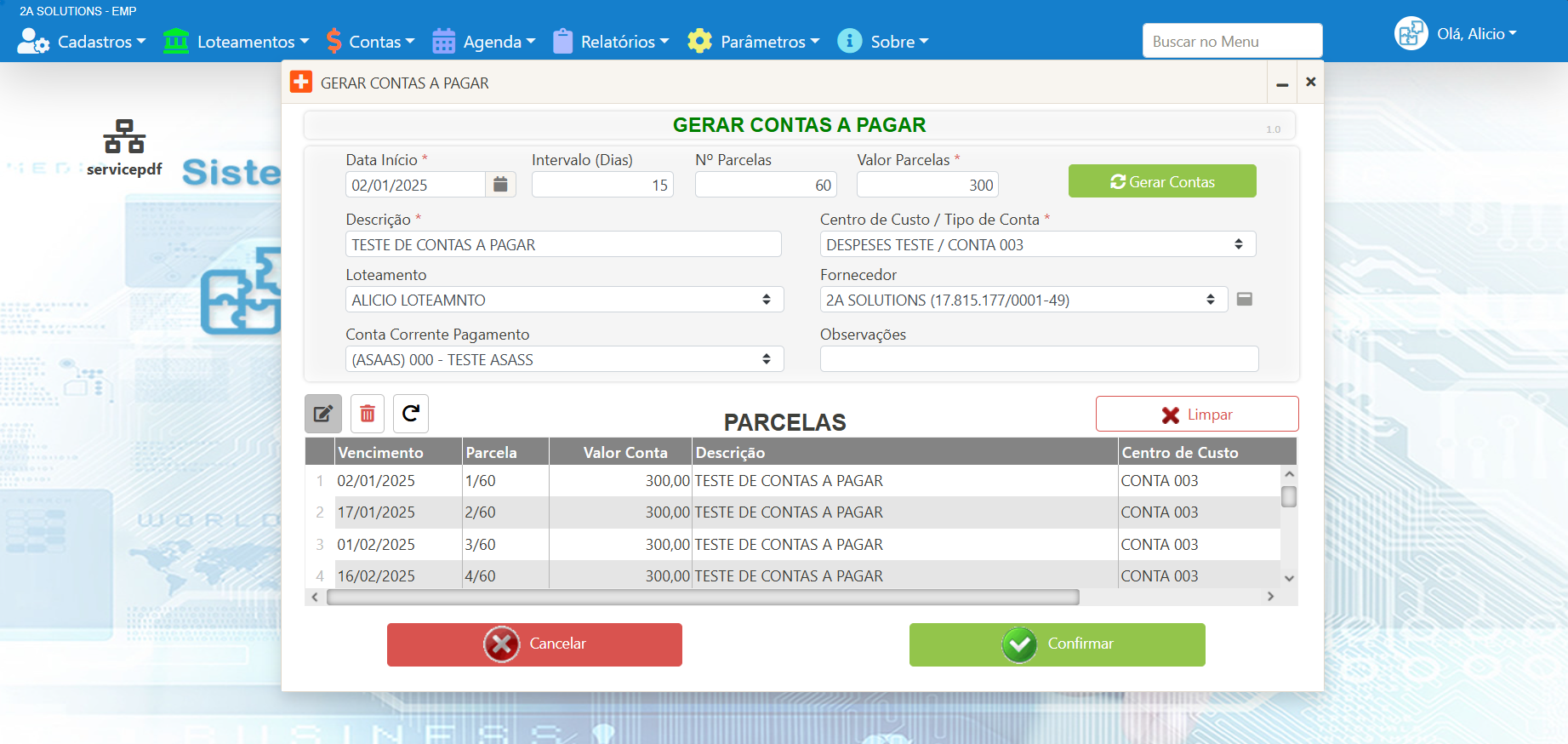 Contas
